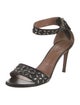 Alaïa Leather Studded Accents Sandals