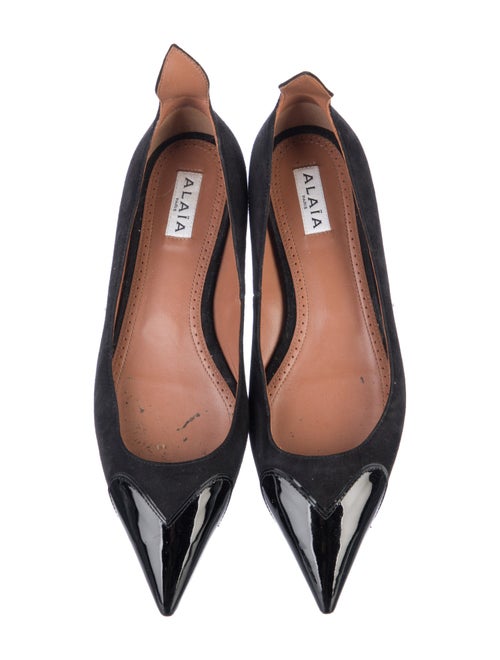 Alaïa Suede Ballet Flats