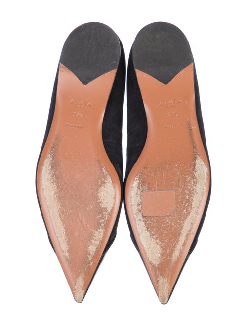 Alaïa Suede Ballet Flats