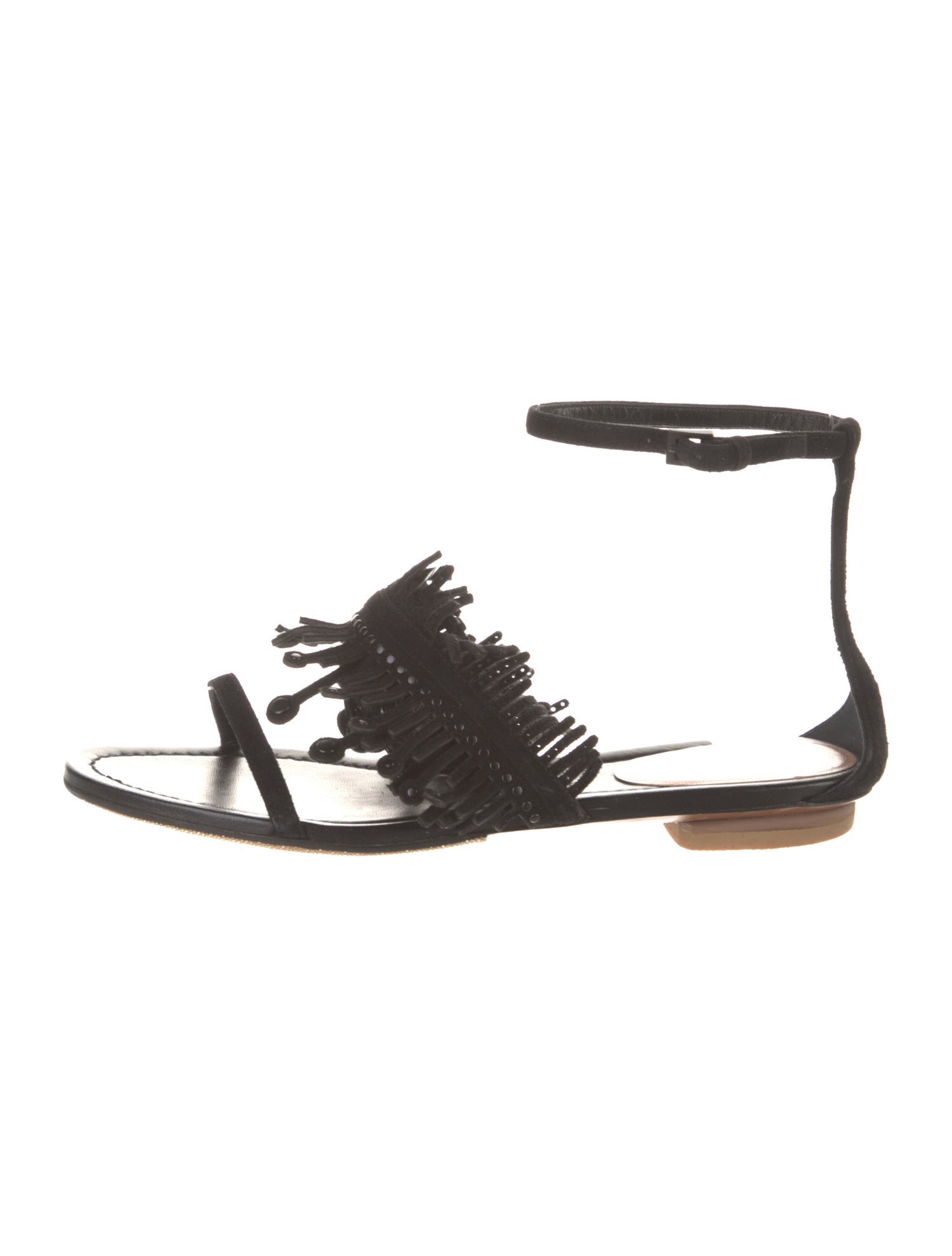 Alaïa Suede Studded Accents Gladiator Sandals