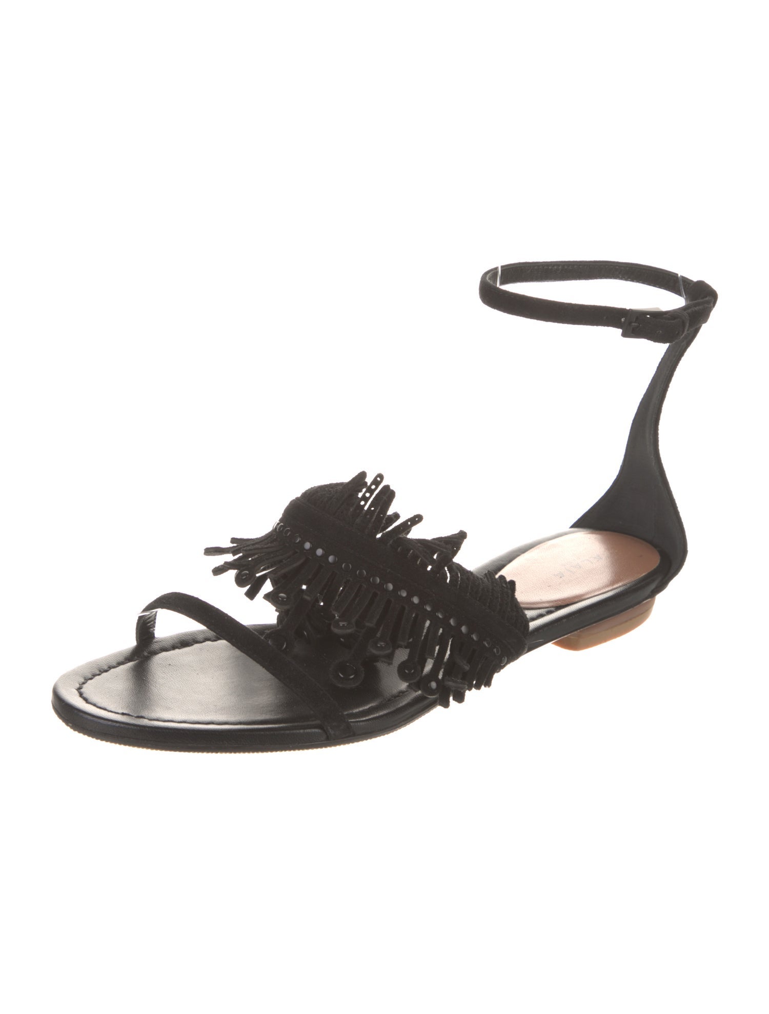 Alaïa Suede Studded Accents Gladiator Sandals