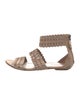 Alaïa Suede Gladiator Sandals