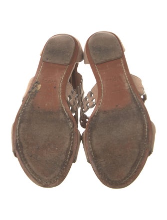 Alaïa Suede Gladiator Sandals