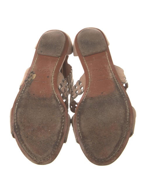 Alaïa Suede Gladiator Sandals