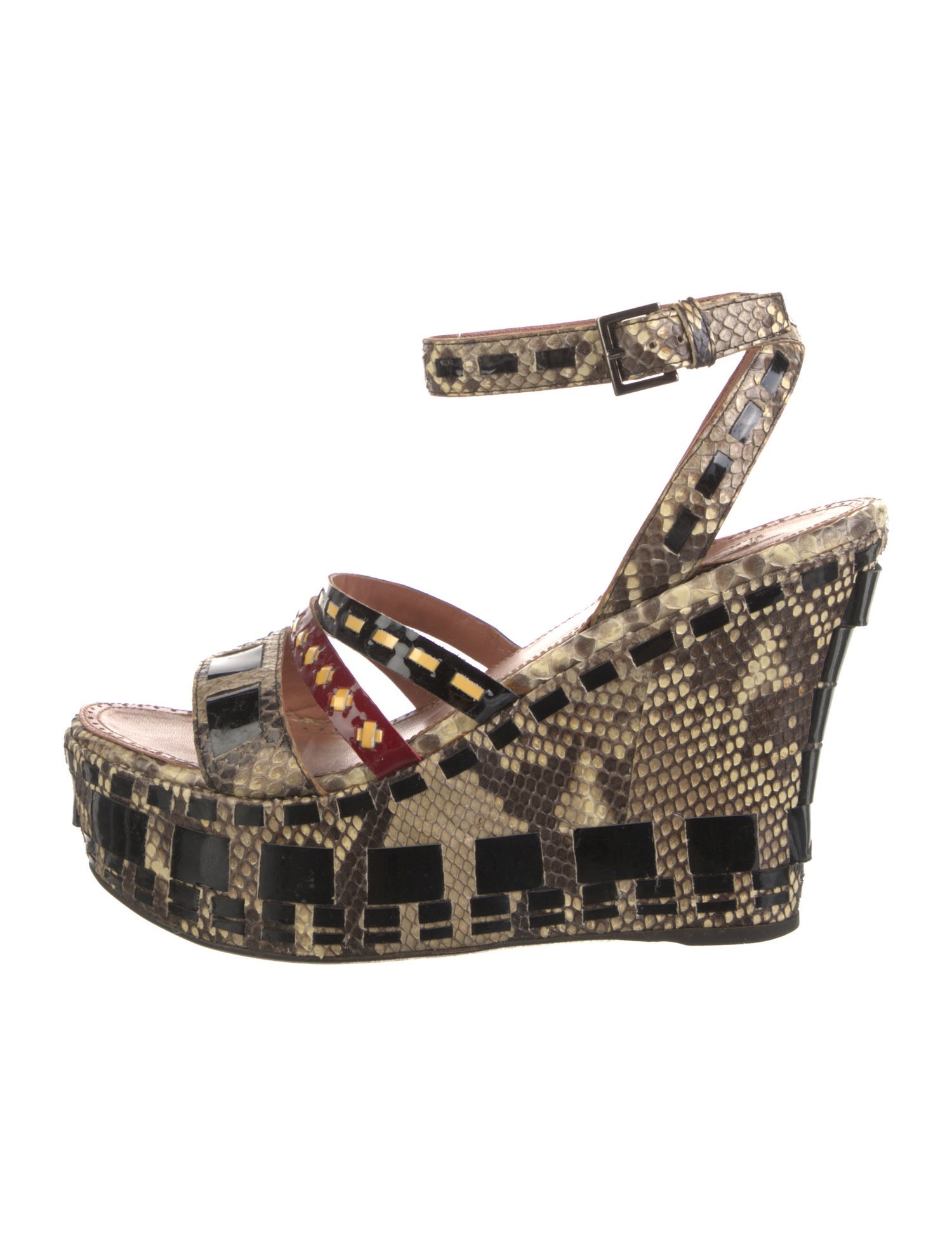 Alaïa Snakeskin Printed Espadrilles