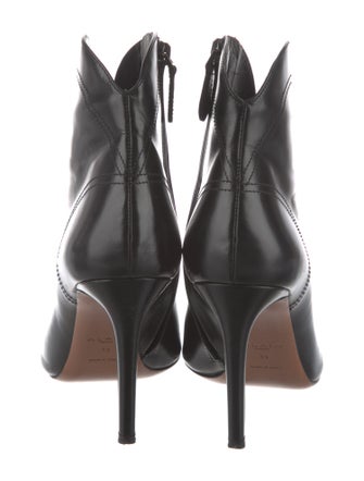 Alaïa Leather Lace-Up Boots