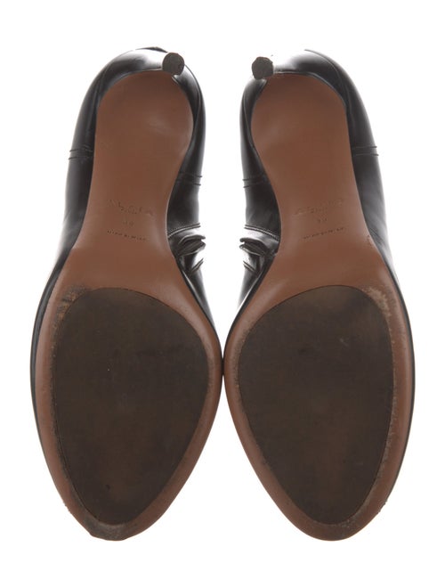 Alaïa Leather Lace-Up Boots