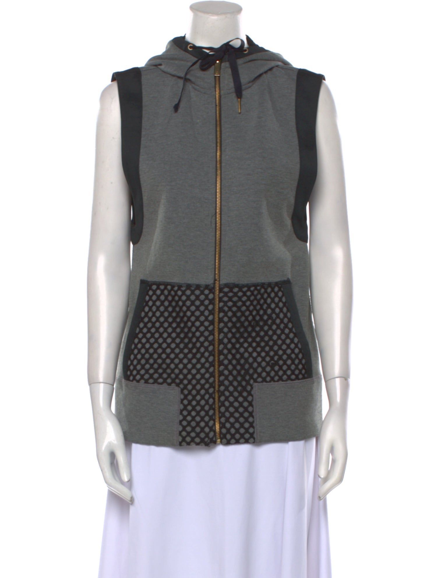 Alala Mock Neck Sleeveless Sweatshirt