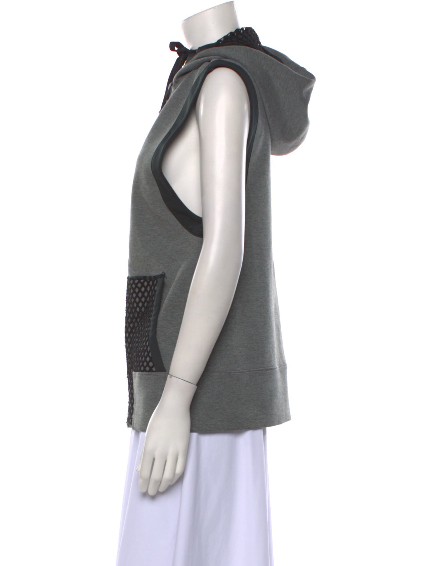 Alala Mock Neck Sleeveless Sweatshirt