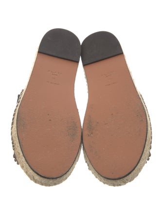 Alaïa Suede Lasercut Accents Espadrilles