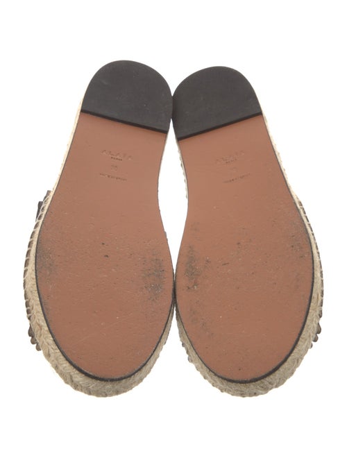 Alaïa Suede Lasercut Accents Espadrilles