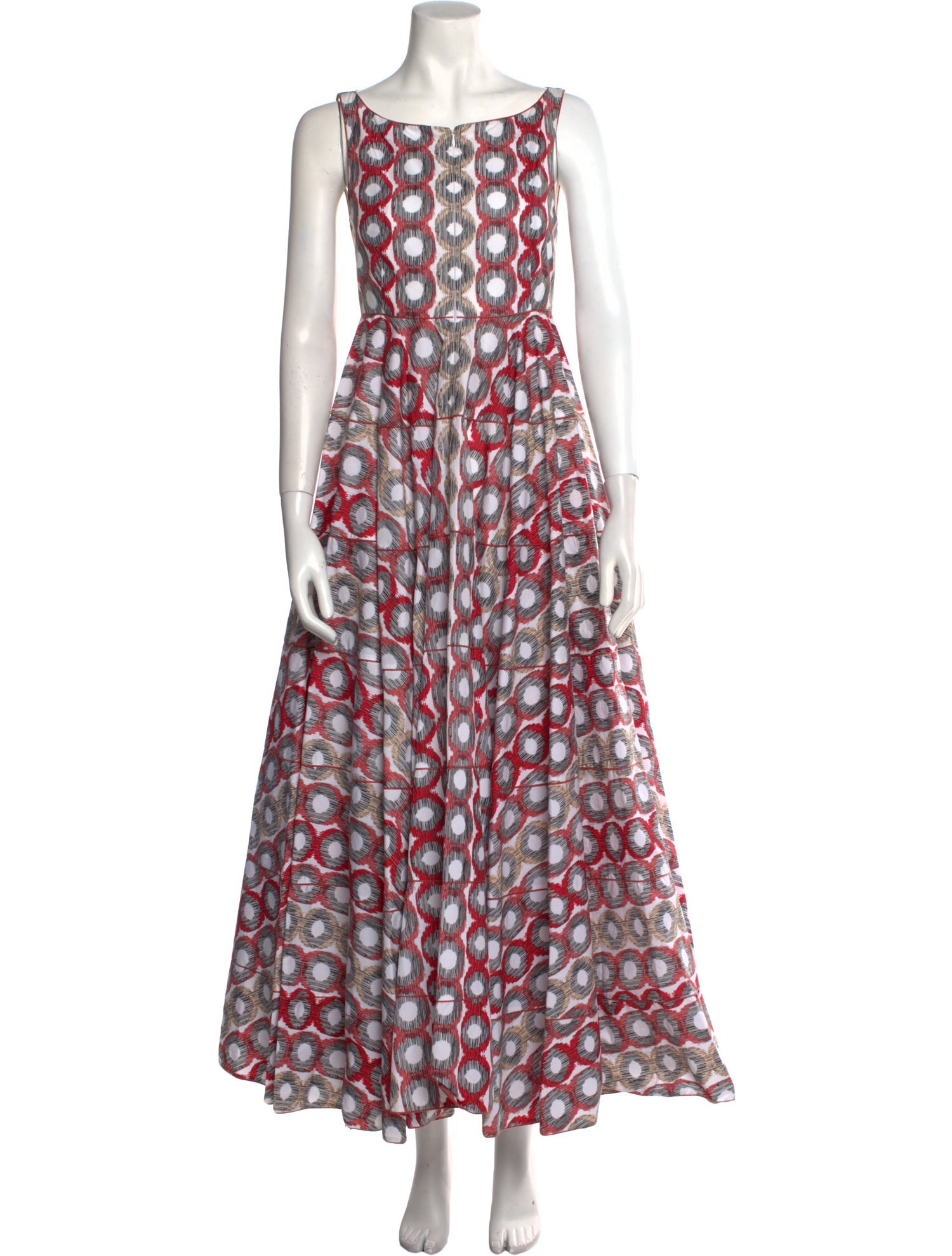 Alaïa Printed Long Dress