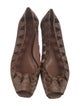 Alaïa Snakeskin Animal Print Ballet Flats