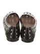 Alaïa Leather Lasercut Accents Ballet Flats