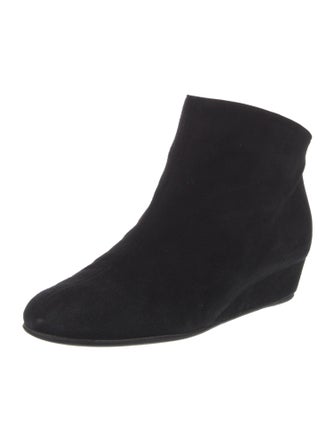 Alaïa Suede Leather Trim Embellishment Boots