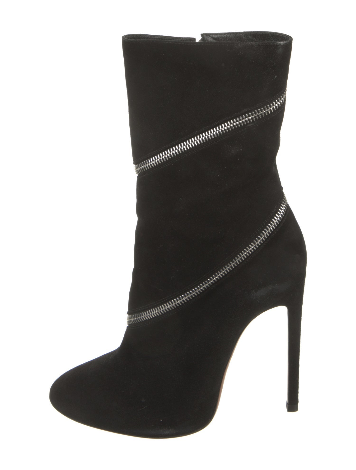 Alaïa Suede Studded Accents Sock Boots
