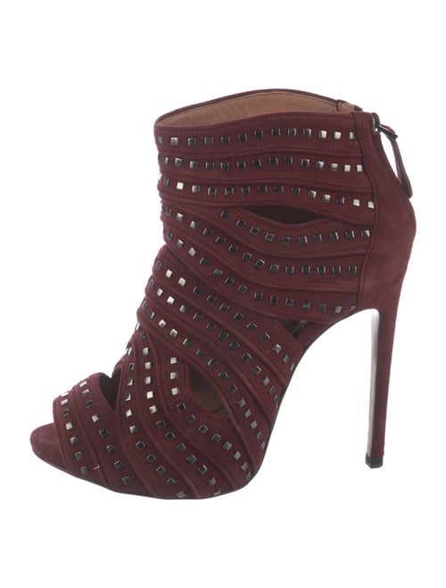 Alaïa Suede Studded Accents Pumps