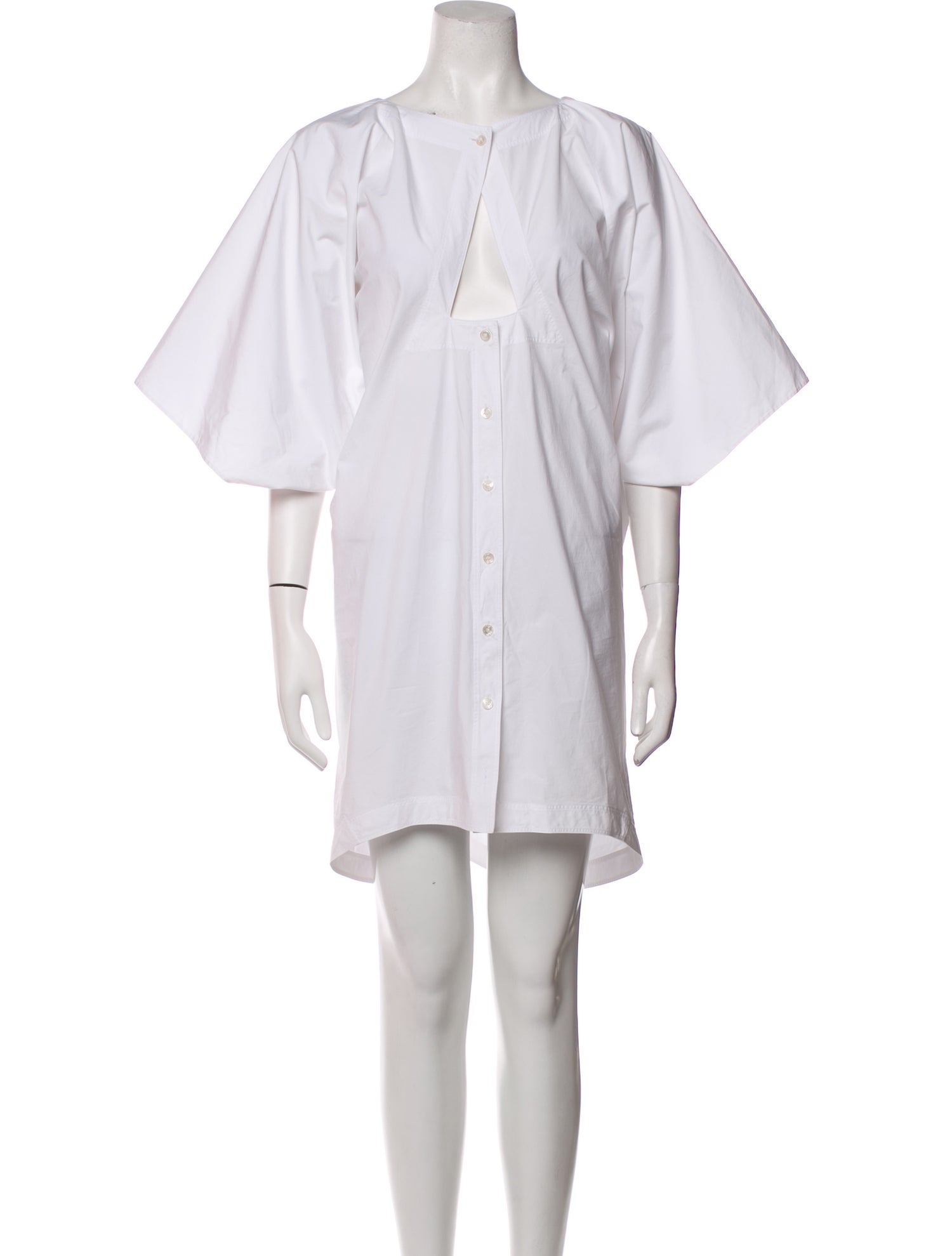 Alaïa Crew Neck Knee-Length Dress