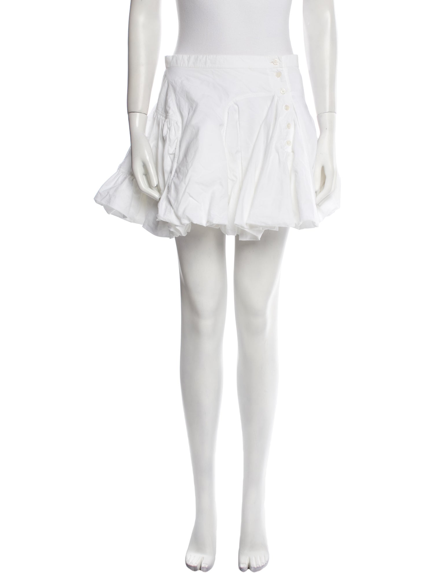 Alaïa Embroidered Accent Mini Skirt