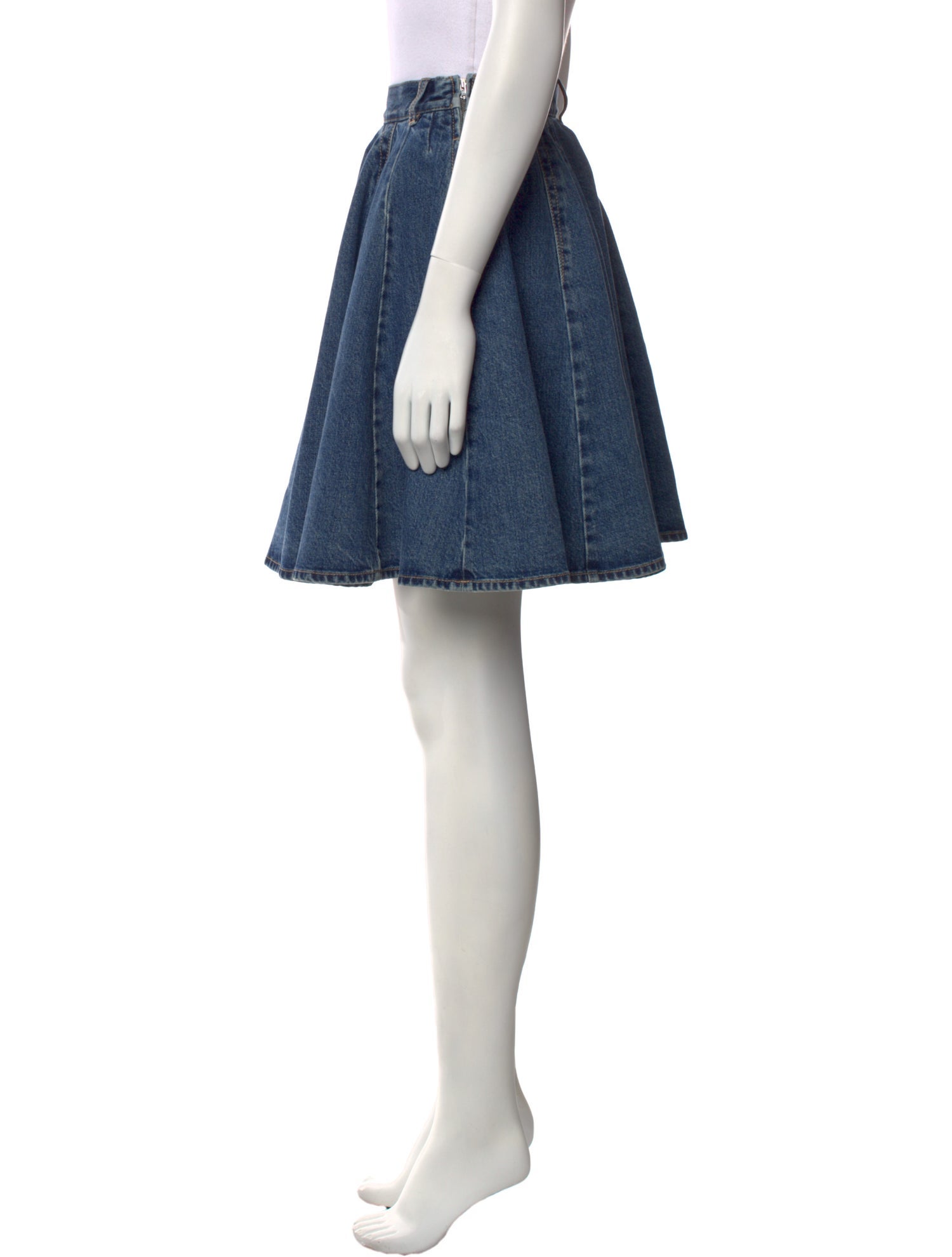 Alaïa Ruffle Embellishment Mini Skirt