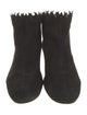 Alaïa Suede Scalloped Accent Boots