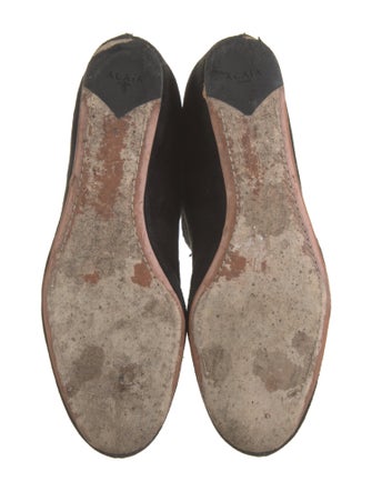 Alaïa Suede Scalloped Accent Boots