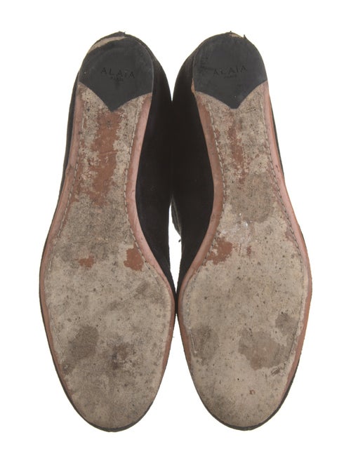 Alaïa Suede Scalloped Accent Boots