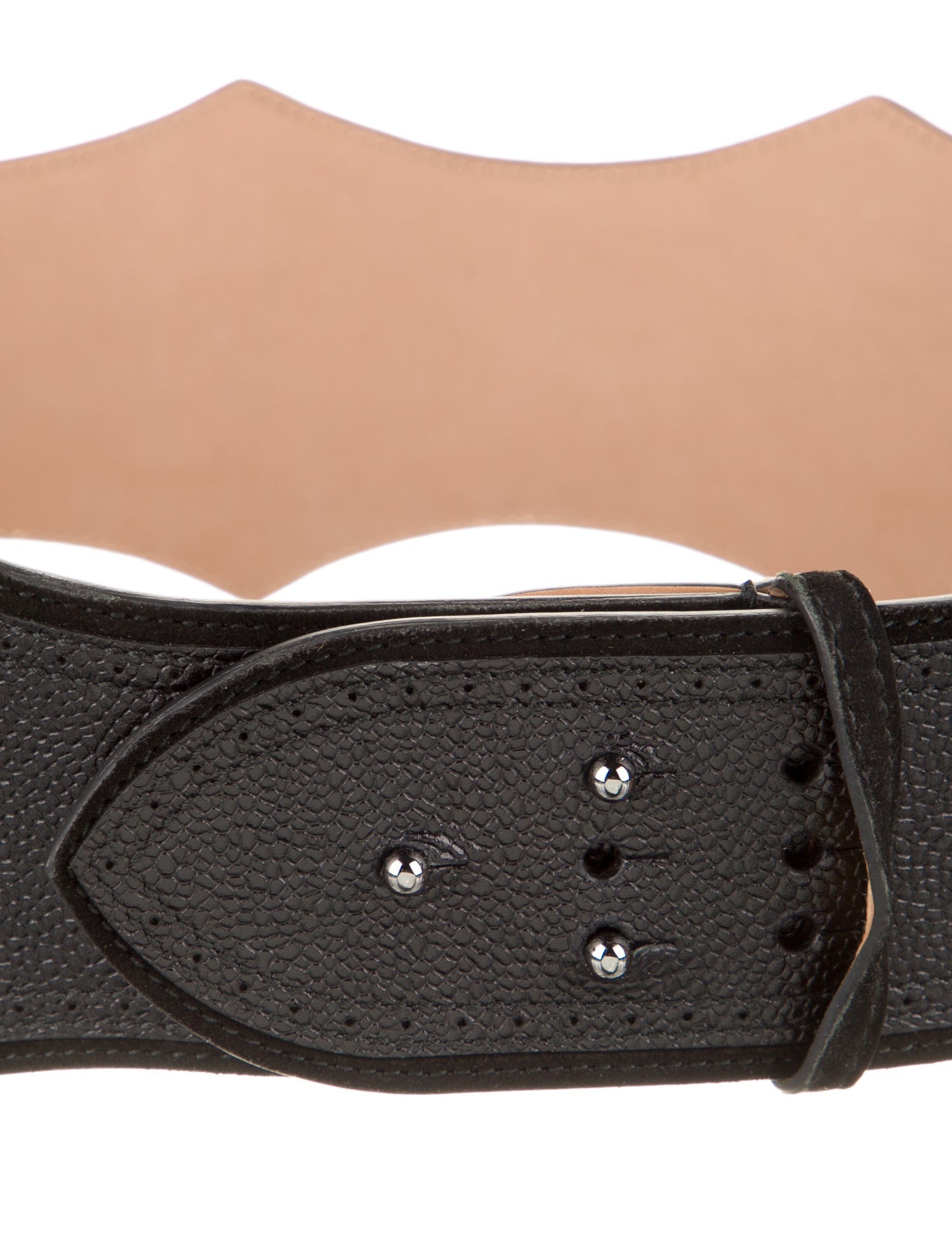 Alaïa Wide Leather Waist Belt