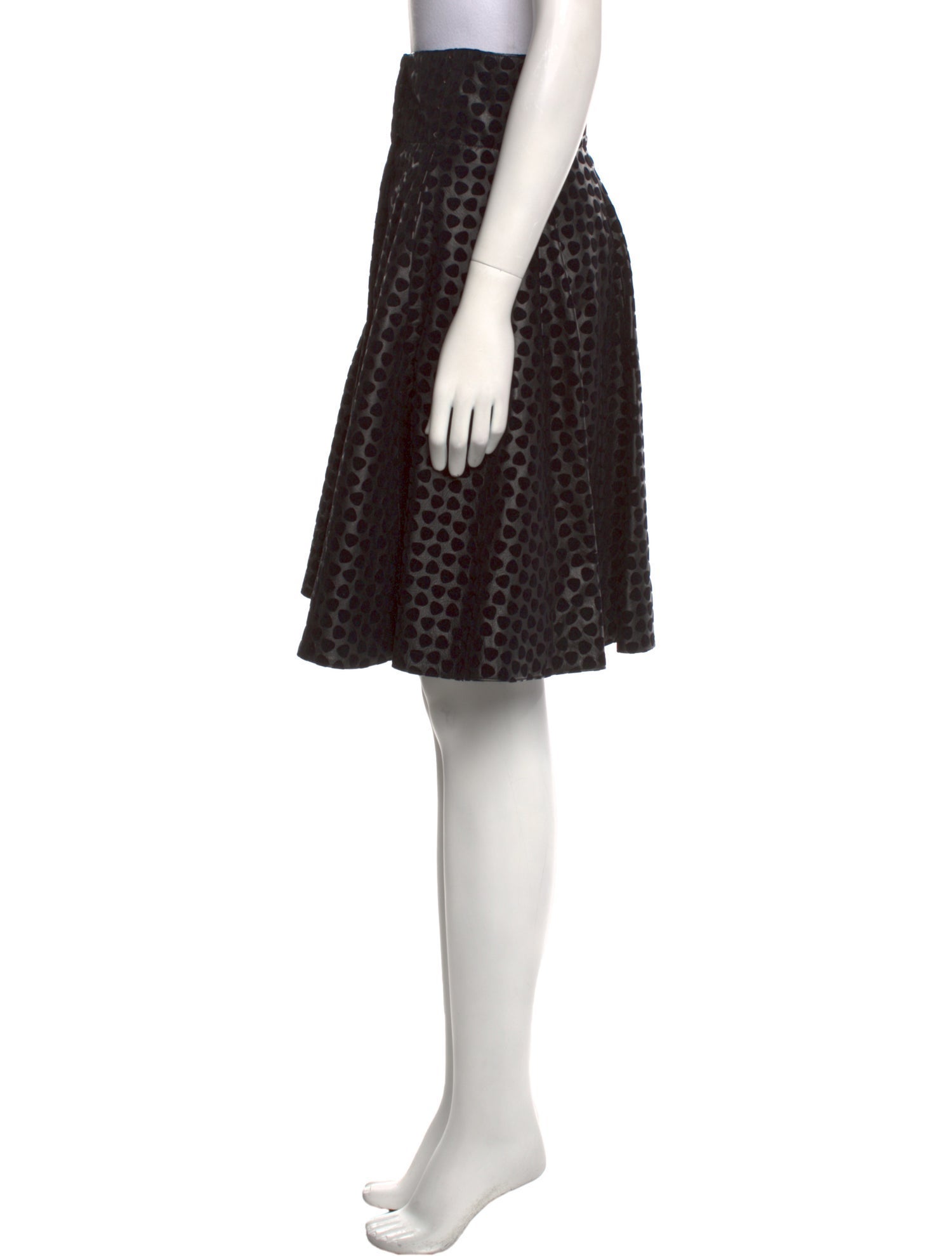 Alaïa Lambskin Knee-Length Skirt