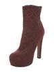 Alaïa Suede Studded Accents Boots