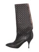 Alaïa Leather Patterned Boots