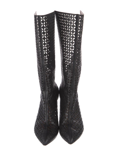 Alaïa Leather Patterned Boots