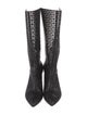 Alaïa Leather Patterned Boots