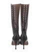 Alaïa Leather Patterned Boots