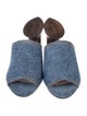 Alaïa Denim Slides