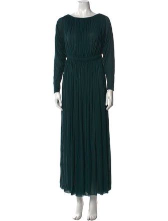 Alaïa Bateau Neckline Long Dress