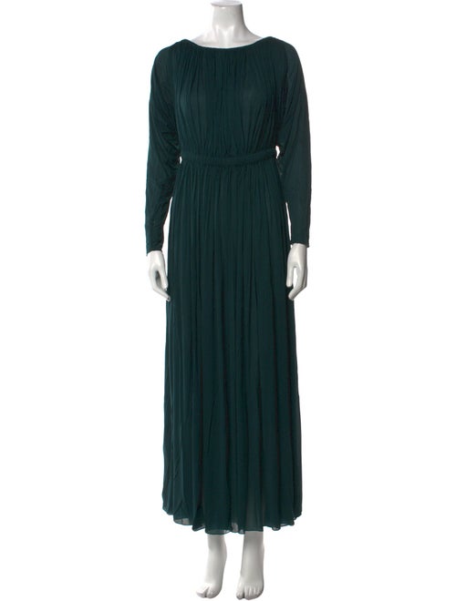Alaïa Bateau Neckline Long Dress