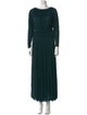 Alaïa Bateau Neckline Long Dress