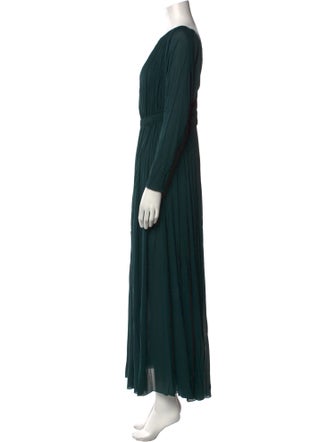Alaïa Bateau Neckline Long Dress