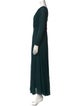 Alaïa Bateau Neckline Long Dress