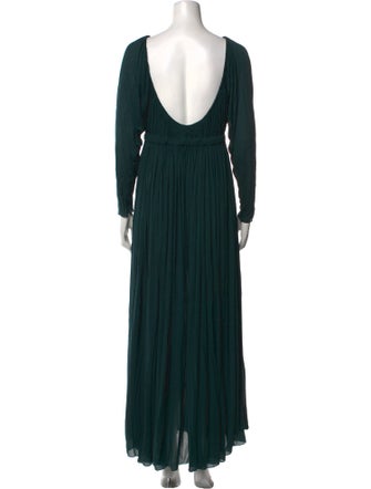 Alaïa Bateau Neckline Long Dress