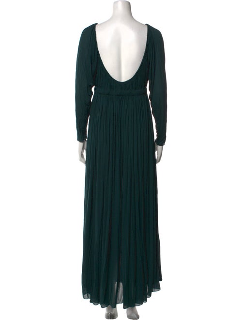 Alaïa Bateau Neckline Long Dress