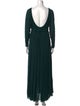 Alaïa Bateau Neckline Long Dress