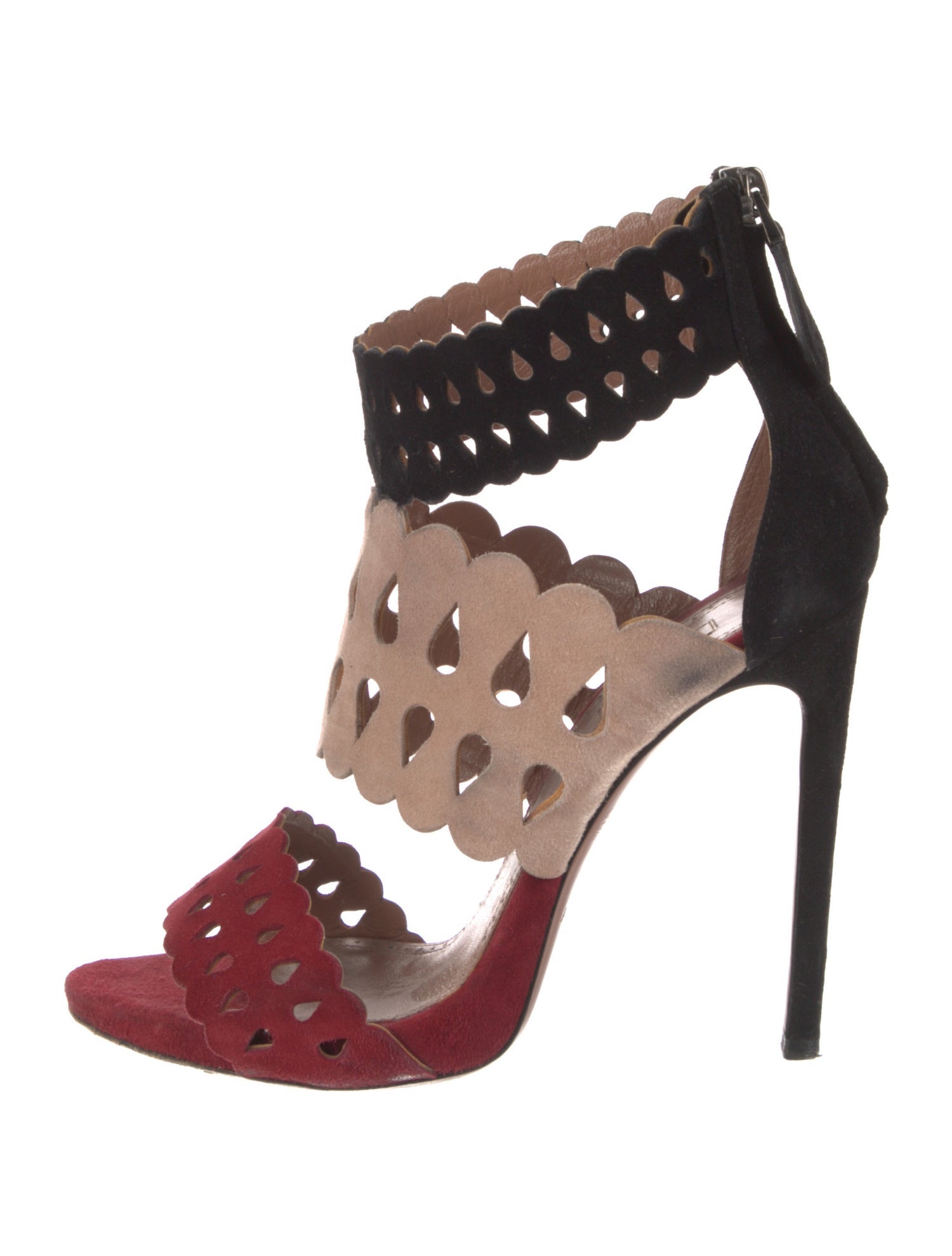 Alaïa Suede Sandals