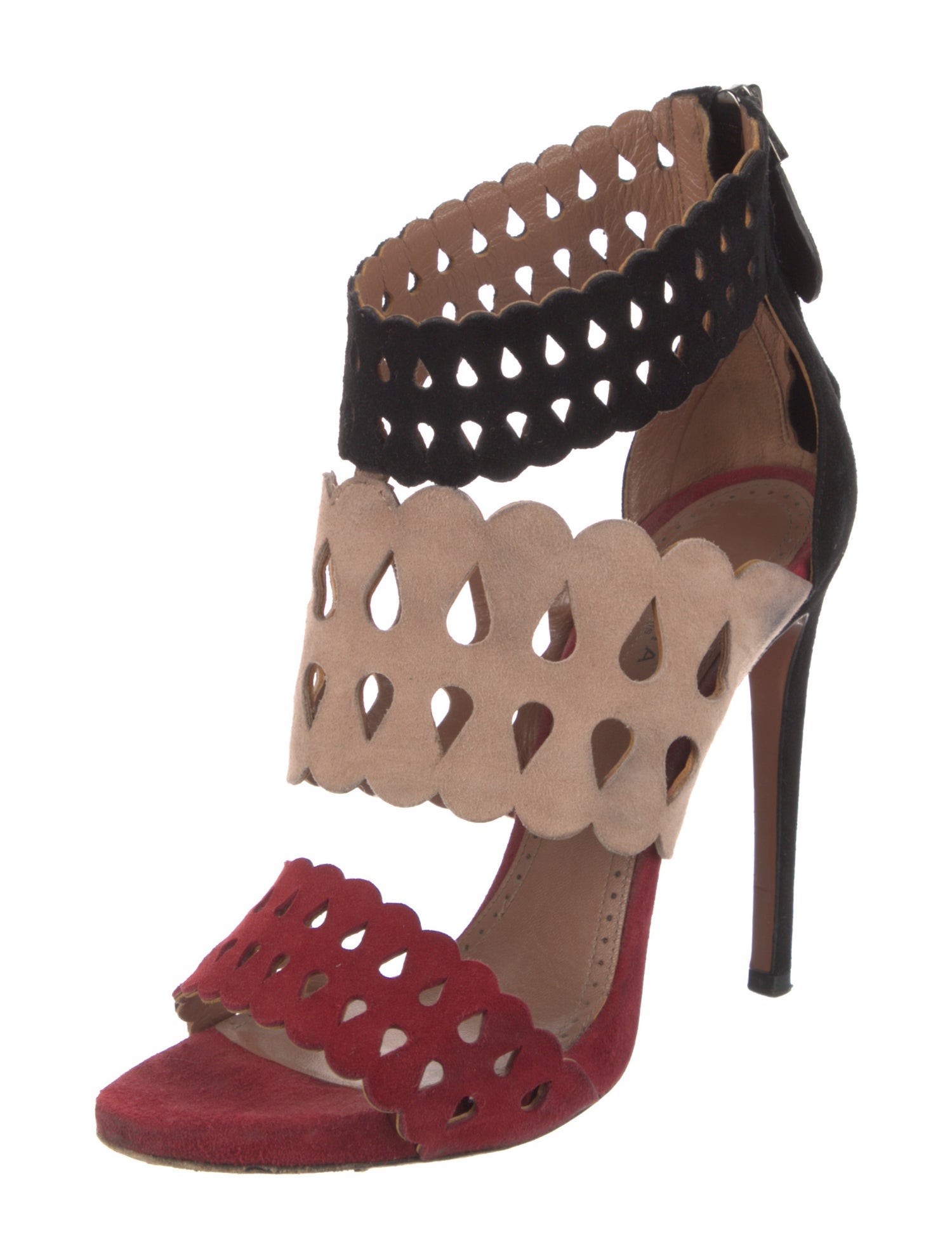 Alaïa Suede Sandals