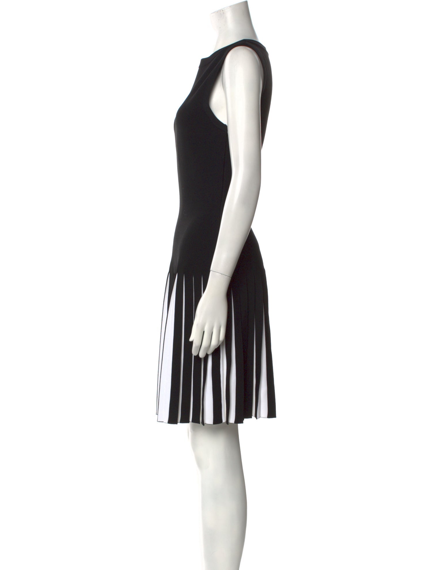 Alaïa Bateau Neckline Mini Dress