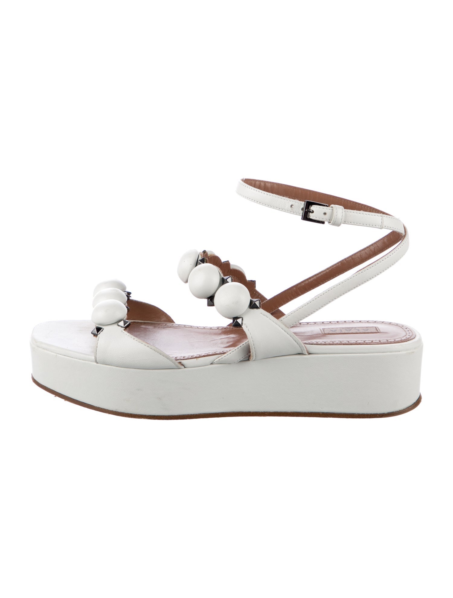 Vivienne Westwood Anglomania Wing Platform Sandals - White