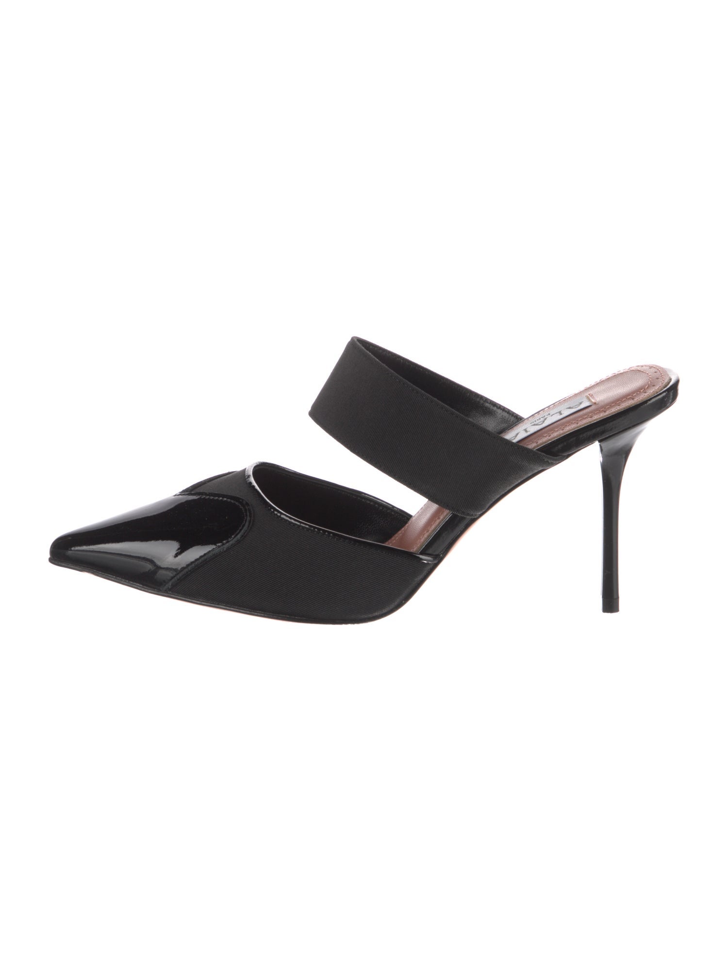 Alaïa Leather Trim Embellishment Mules