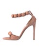Alaïa Suede Studded Accents Sandals