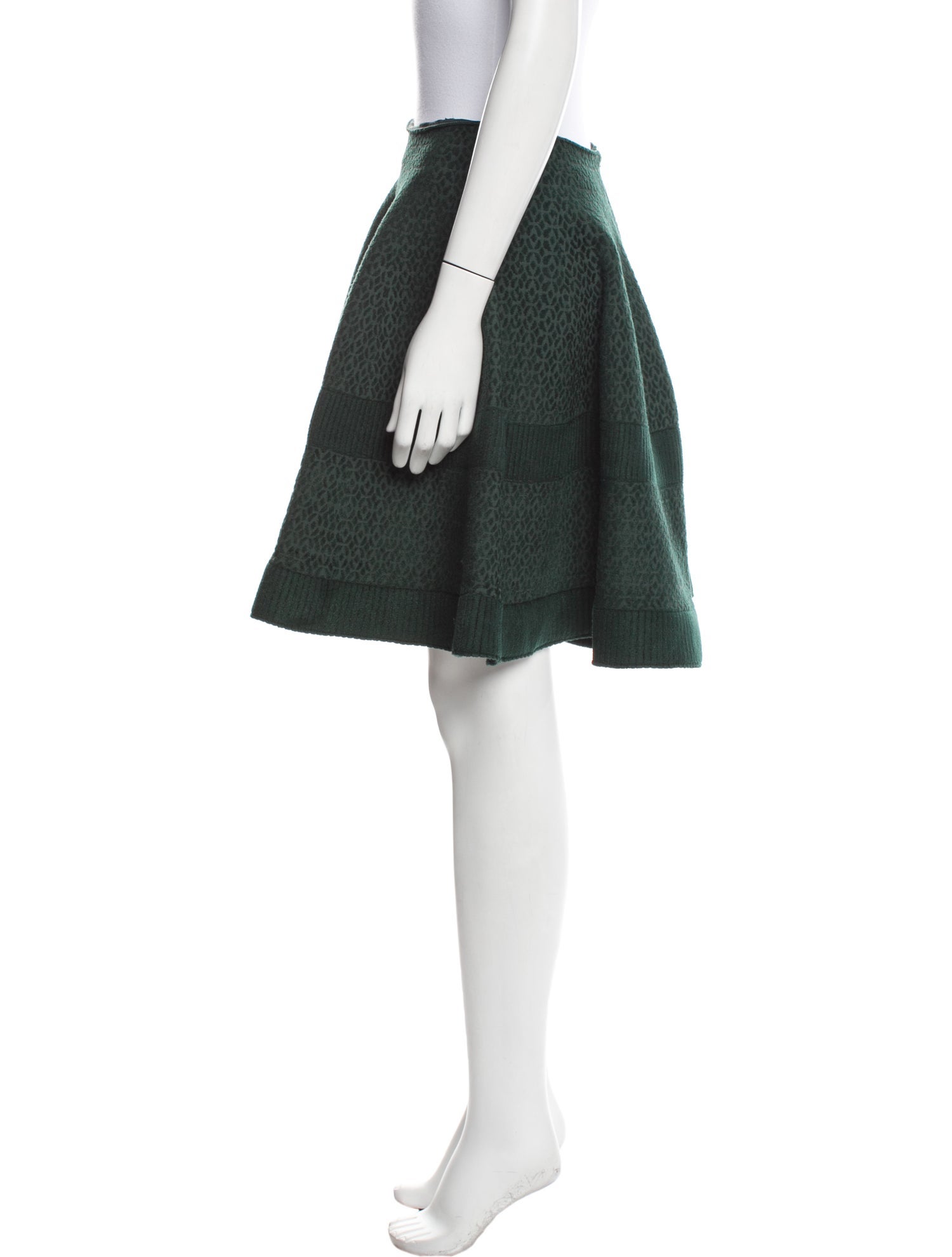 Alaïa Printed Knee-Length Skirt